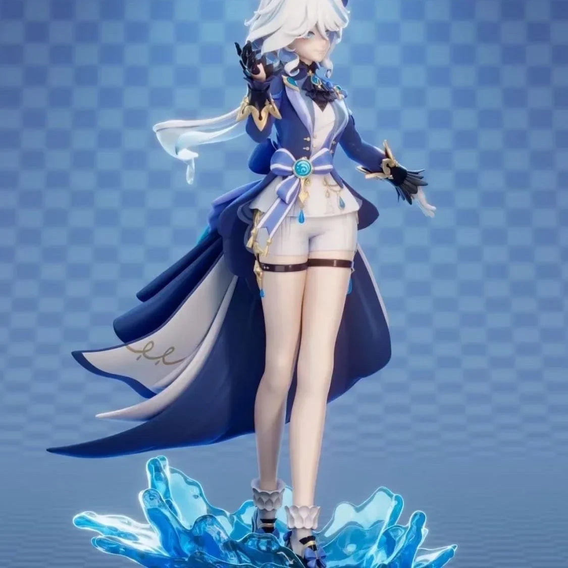 29cm Hot Game Genshin Impact Anime Girl Figures Furina Focalors Decoration Ornaments Figurines Doll Model Kids Toys Fans Gifts