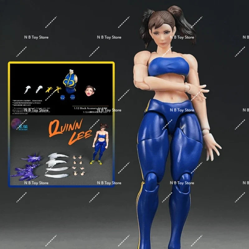 In Stock Original Xcocann Studio 1/12 Female Fighting Figure Quinn Lee Mountainmoon Pj01 Accessory Kit Collectible Model Toy Set