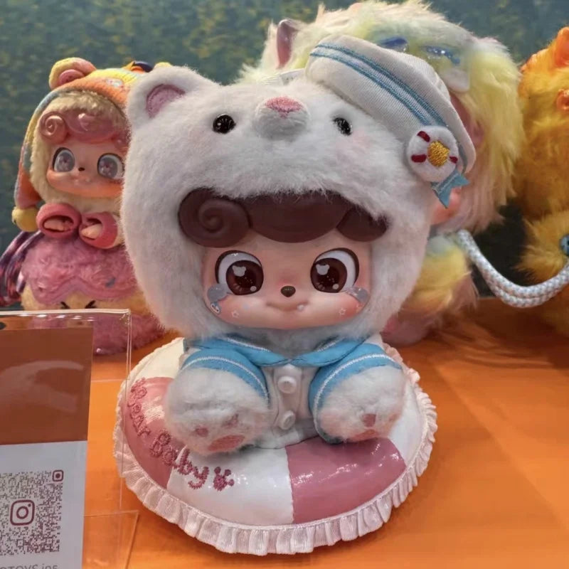 Limit Q.Kid Neon Beast Illusionary Cosmic Waves Series Big Doll Q Version Cartoon Room Decor Toys Adult Kids Surprise Gifts