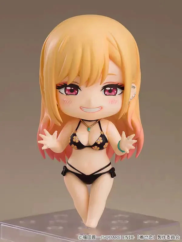 My Dress Up Darling Anime Figure 2433 Kitagawa Marin Figurine Q Version Nendoroid Ornaments Collectible Model Toys Gift IN STOCK