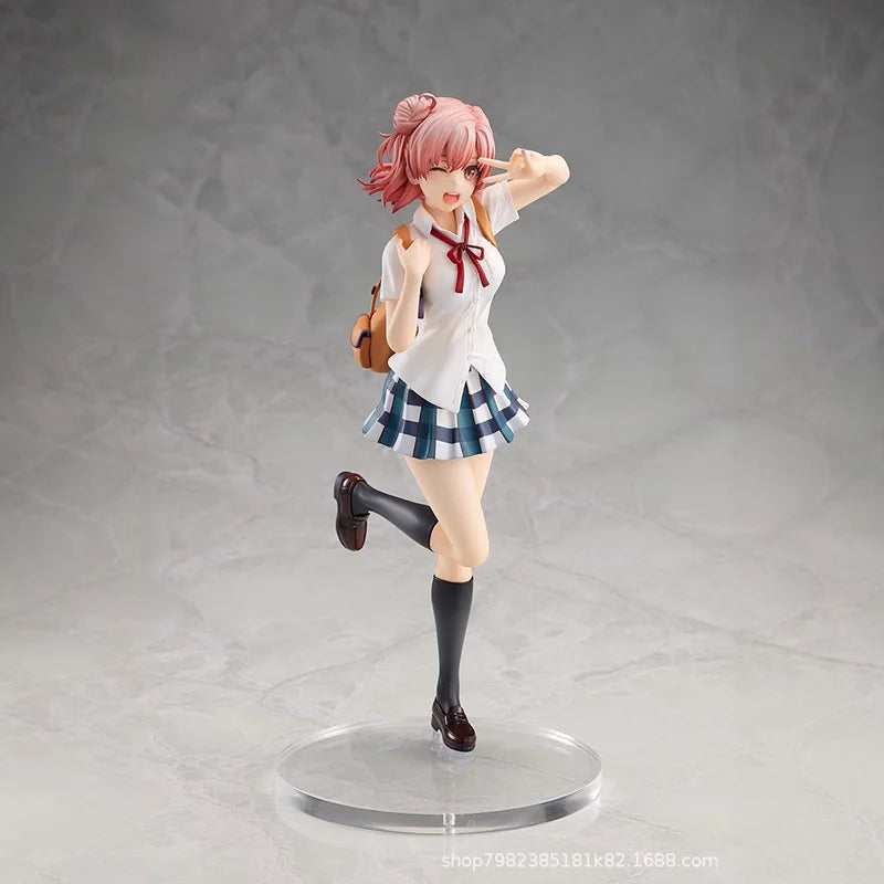 Peripheral Derivatives Yuigahama Yui Beautiful Young Girl Gw Hand-Made Animation Model Desk Cute Ornaments Tide Play Good Things