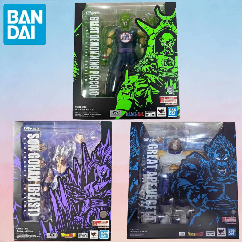 Auf Lager Bandai SHF Dragon Ball Beast Gohan Piccolo Great Ape Vegeta SDCC Limited 1/12 Actionfigur Modell Sammlerstück Geschenk