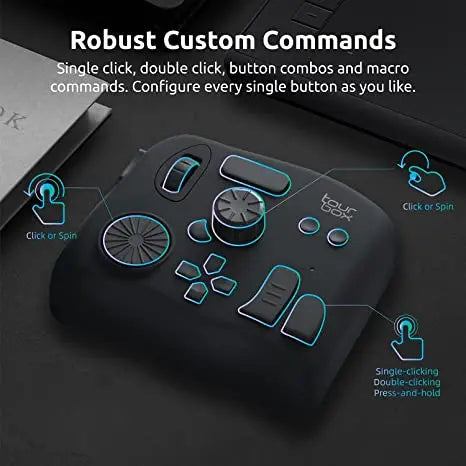 Tourbox Photo Video Editing Console Advanced Controller Simplify optimize Lightroom SAI Premi with Customized Creative inputs