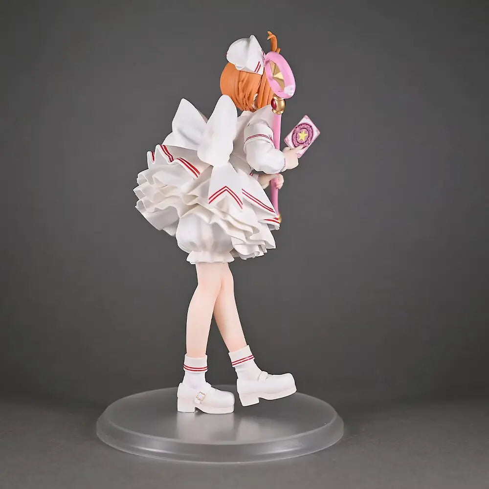 Kinomoto Sakura Figures 22cm Card captor Sakura Figure Pvc Anime Models Statue Collection Toy Desk Decoration Kids Birthday Gift
