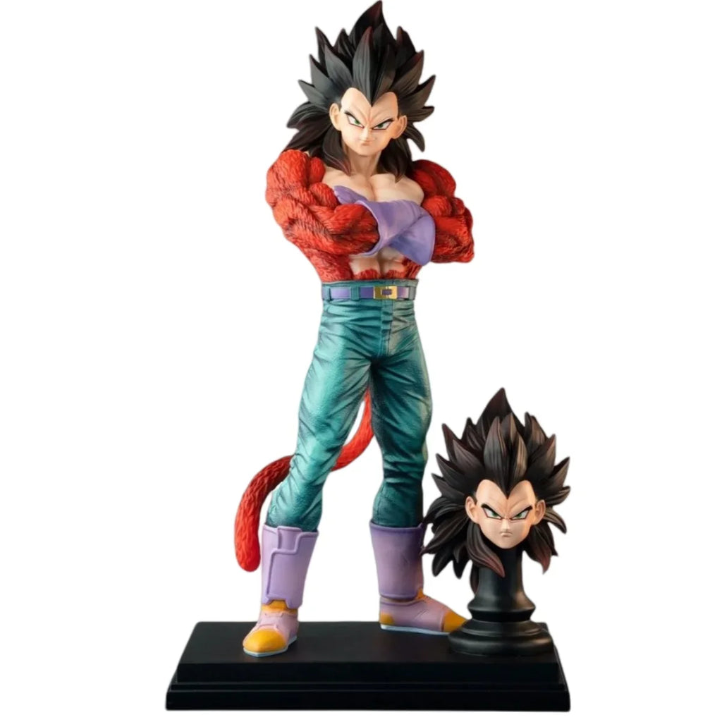 32cm JT Statue Dragon Ball Super Saiyan 4 Vegeta Goku Anime Figure Brother Model Collection Custom Desktop Toy Gift In Stock