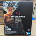 In Stock BANDAI Dragon Ball Super S.H.Figuarts Son Goku Ultra Instinct -LIMITS SUPER SURPASSEDI- PVC 14CM Anime Figure Model Toy