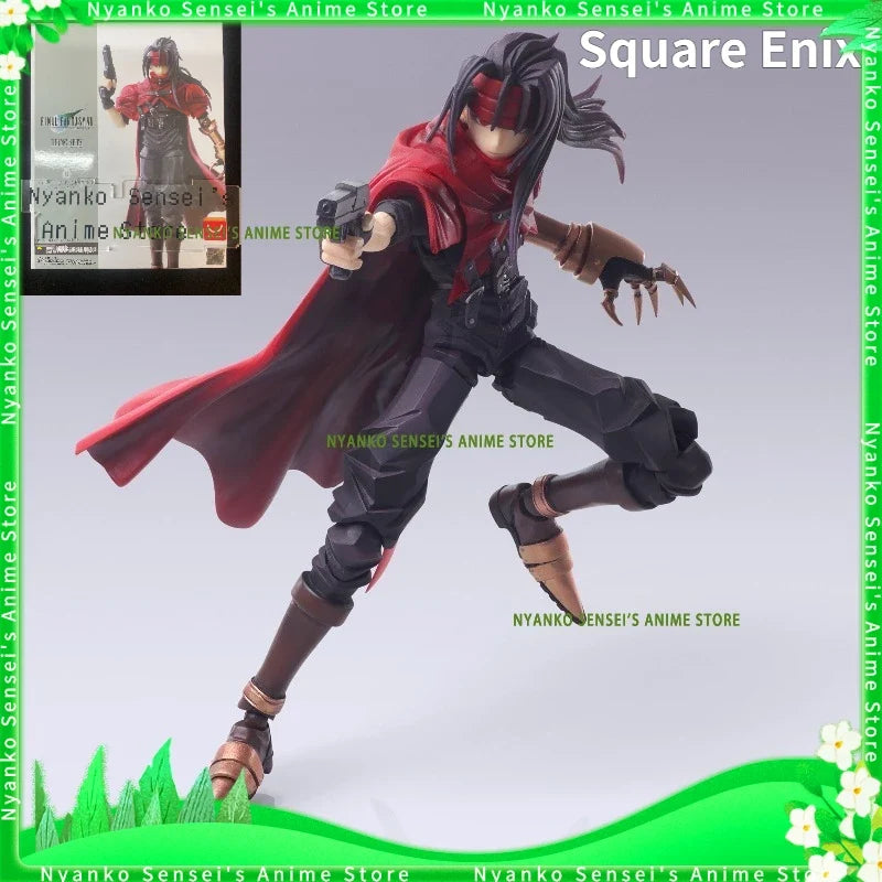 In Stock Square Enix Final Fantasy VII BRING ARTS Vincent Valentine Action Figure Anime Model Trendy Toy Desktop Collectibles
