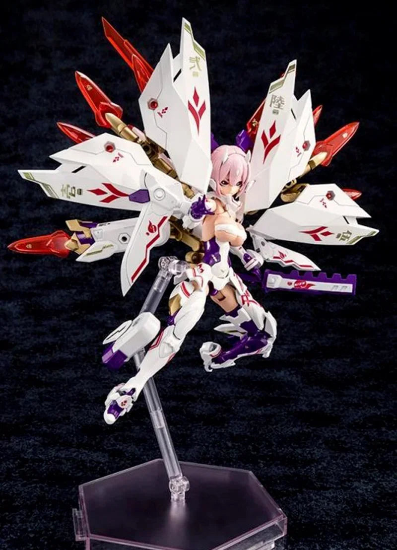 Original Kotobukiya Anime Action Figure MEGAMI DEVICE ASRA NINE-TAILS Assembly Model Kit Collection Toy Gift For Children