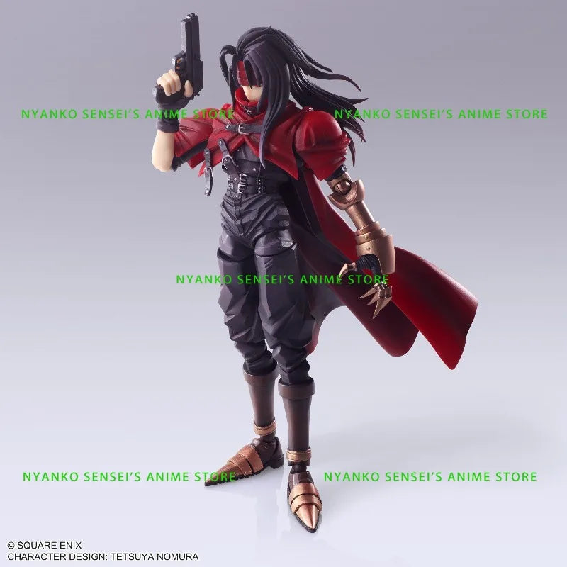 In Stock Square Enix Final Fantasy VII BRING ARTS Vincent Valentine Action Figure Anime Model Trendy Toy Desktop Collectibles