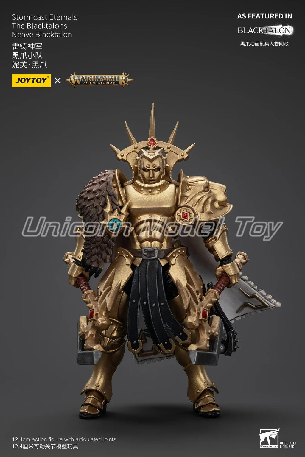 In Stock Original JOYTOY Warhammer 40K Stormcast Eternals The Blacktalons Neave Blacktalon 1/18 Action Figure Model Toys Gifts