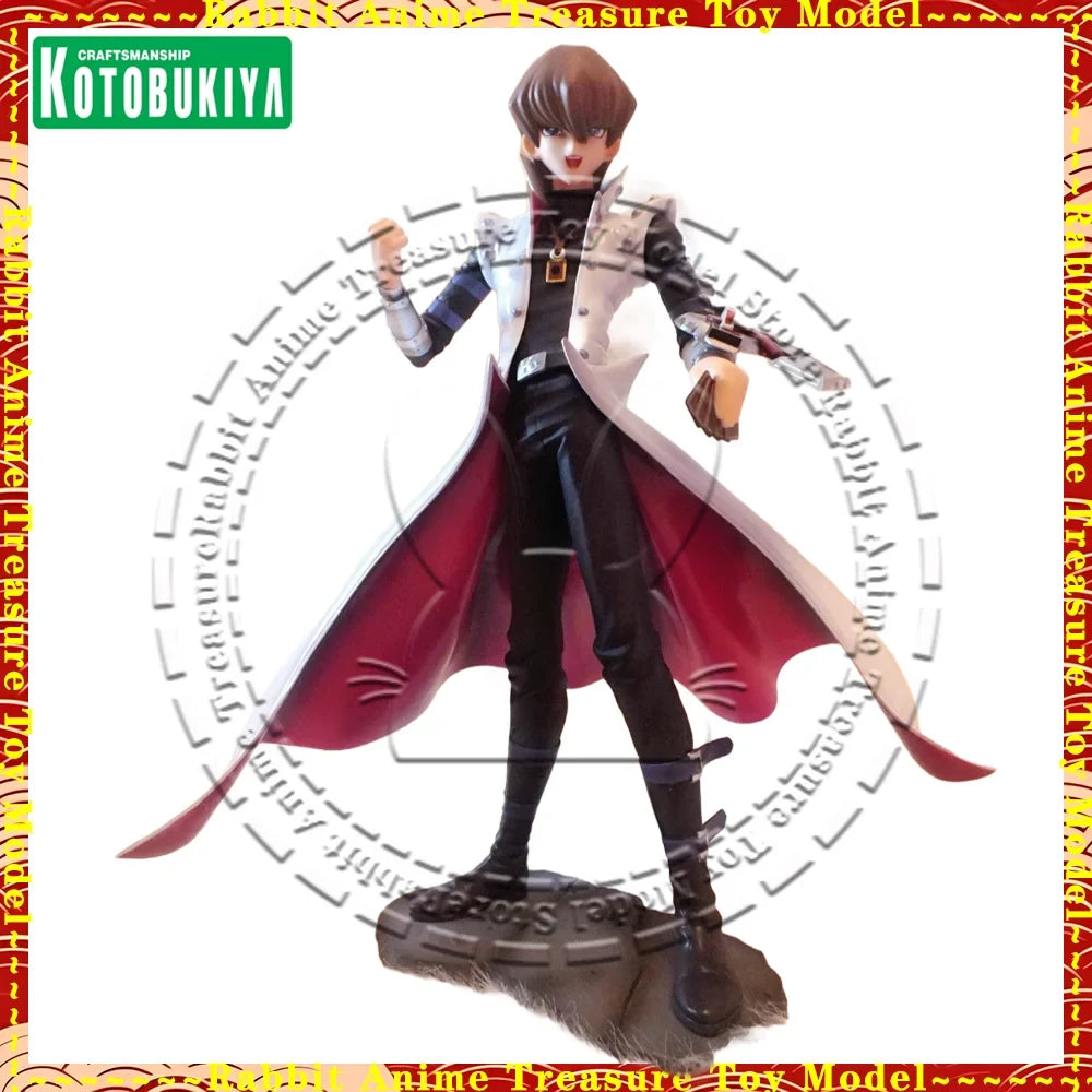 In Stock Original Genuine Kotobukiya Statue Yu-Gi-Oh! Duel Monsters Seto Kaiba ARTFX J 1/7  Anime Collectible Gift