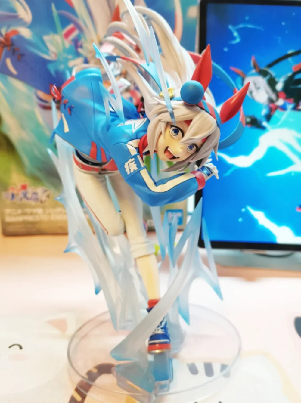 In Stock Bandai Banpresto Evolve Pretty Derby Tamamo Cross Oguri Cap Anime Collectible Model Desktop Decoration Birthday Gift