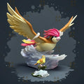 In Stock 1/20 Pidgeot Pidgey Anime Figures Pidgeotto Figurine Pvc Statue Collection Room Decoration Model Custom Toys Gifts