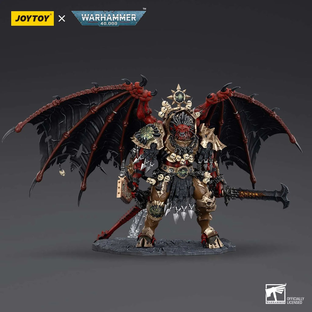 JOYTOY Dark Source Warhammer 40l Demon Prince Mech JT01178 Devourer Terror Demon Gene Primitive Angron 1/18 Model Handmade Toy