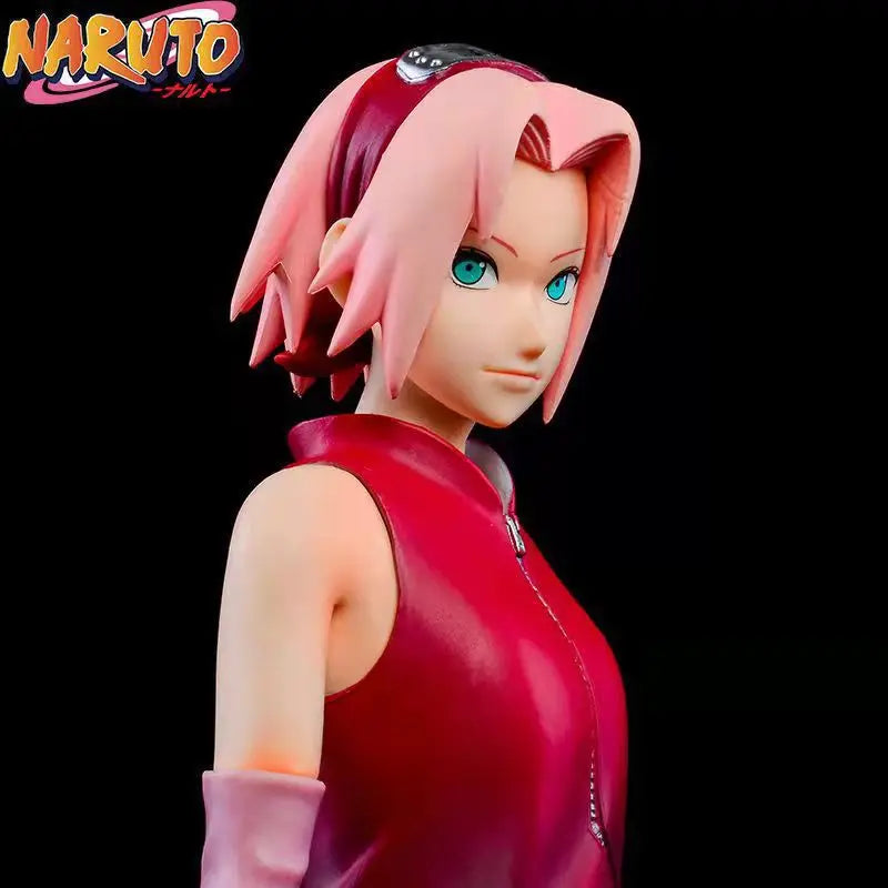 26CM Anime Shippuden Haruno Sakura Action Figure PVC Statue Collection Model Toys Decoration Doll Xmas Ornament Gift For Kids
