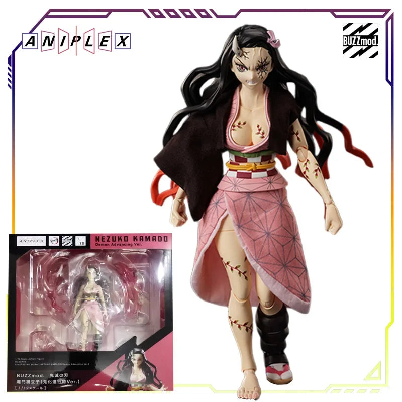 Aniplex+ Original BUZZmod Demon Slayer Blade Series Xiaowo Seat\ Tomioka Yoshiyuki Anime Action Figure Model Toys Gifts Fo Boys