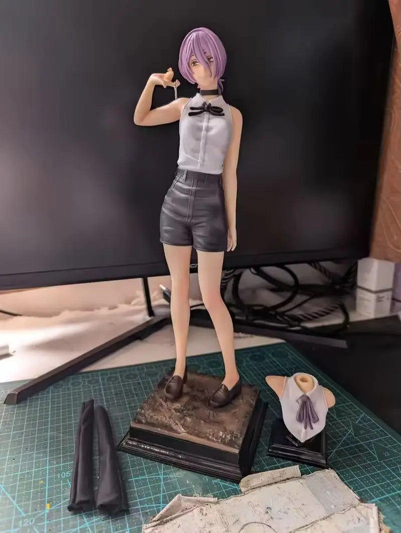 Chainsaw Man Anime Figurine Reze Reese Devil Series Sexy Girl Pvc Statue Action Figure Model For Desktop Decoration Gift