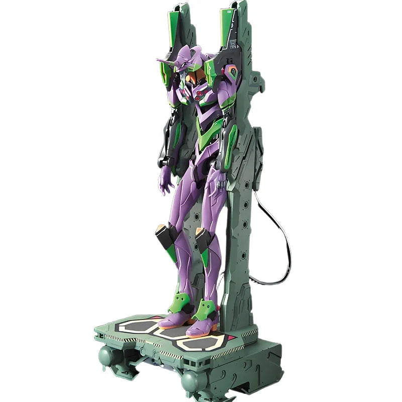 Bandai Original MODEL KIT GUNDAM RG EVANGELION UNIT - 01DX TRANSPORT PLATFORM SET&EVANGELION UNIT - 01 [bilibili Ver.] 1/144