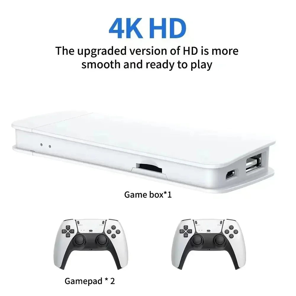M15 Game Stick Mini TV Handheld Game Console 20000+ Retro GameWireless Gamepads Video Game 64G HD Output Two-player for PS1