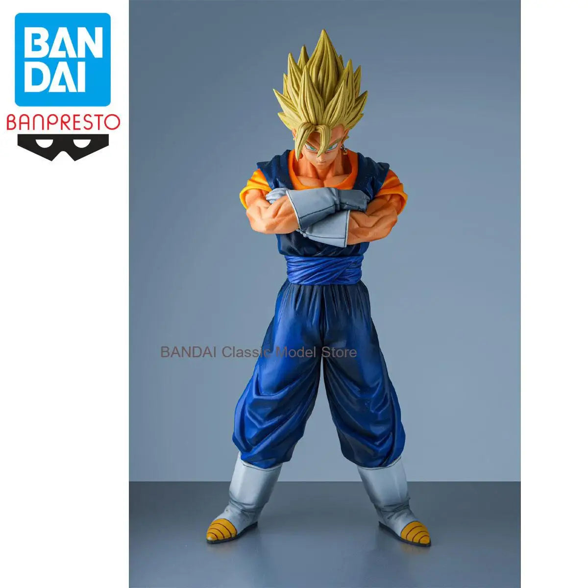 Bandai Original BANPRESTO Anime msp Dragon Ball Z CLEARISE Super Saiyan Vegetto Action Figures Collection Model Toys