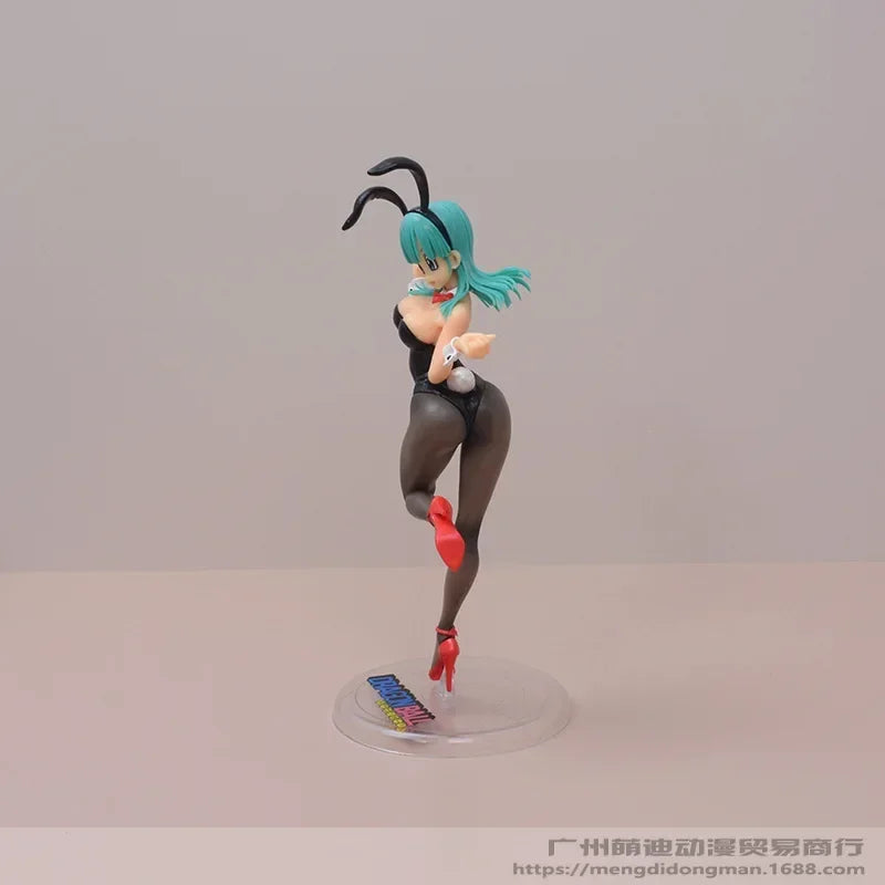 20CM Anime Model Dragon Ball Z Girl Boomer Bikini Military Uniform Figure Bulma Bunny Girl Figure Dragon Ball Z gIFT