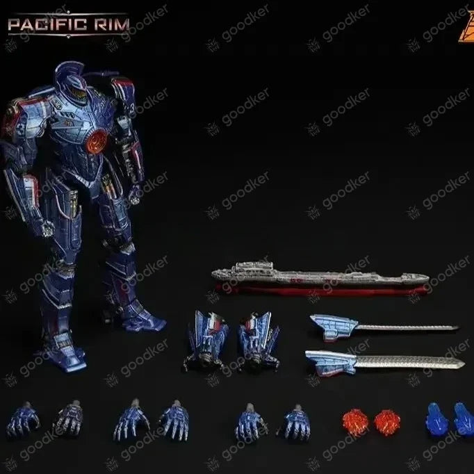 LING JIHUN Original Pacific Rim Crimson Typhoon Finished Mecha LED Light Emitting Character Model Toy Gift Collection