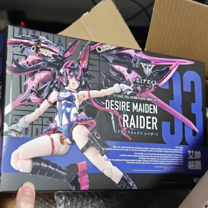 Genuine Kotobukiya Model Kits Megami Device Desire Maiden Raider Original Character Mobile Suit Girl Assembling Toys Collection
