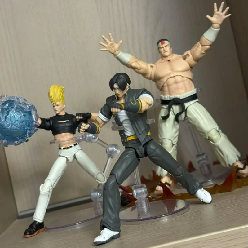 [IN-STOCK]JOYTOY SNK 1/18 Action Figures KOF 98UM Hero Team Kyo Kusanagi&Goro Daimon&Benimaru Nikaido Model Gift