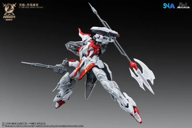 2025 New Hot Snaa Hg 1/144 Sc-008 Soul Spear-Lamorak Deluxe Edition Original Model Kit The Round Table Knights Action Figure Toy