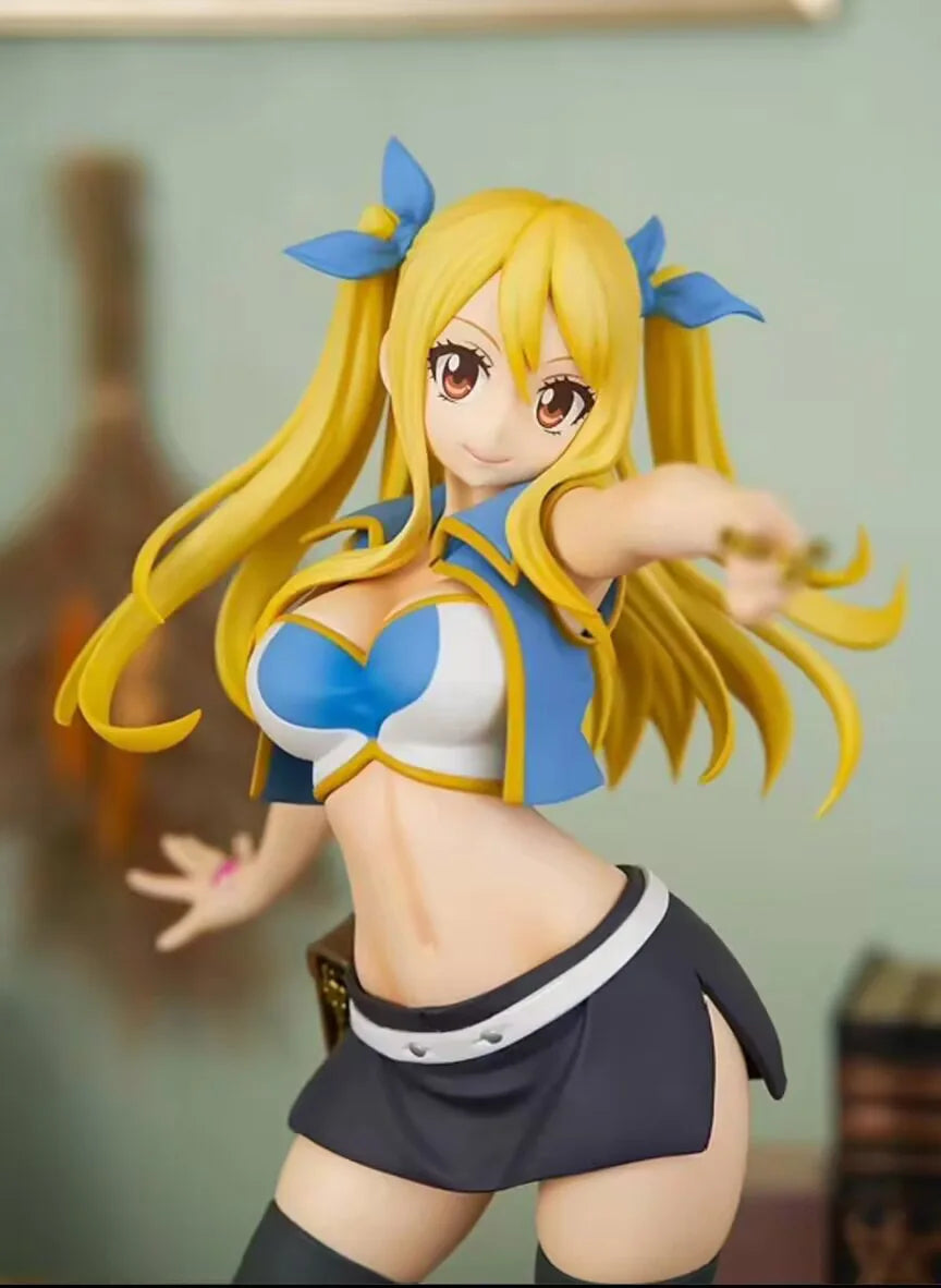 40cm 2025 lowest price Japanese original anime PVC  Lucy Heartfilia action figure action figure collectible model toys