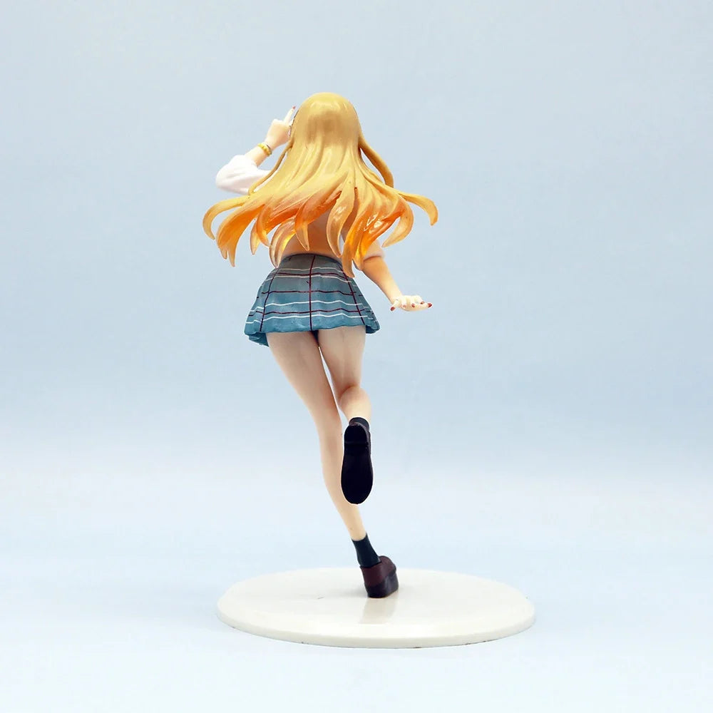 18cm My Dress-Up Darling Marin Kitakawa Uniform Kaiyu Kitagawa Anime Figure Toys Pvc Model Collector Birthday Gift