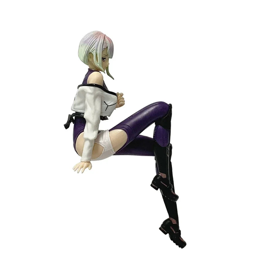 17cm Cyberpunk Edgerunners Anime Figure Super Hacker Lucy Action Figure Street Man David Figurine PVC Adult Collection Model Toy