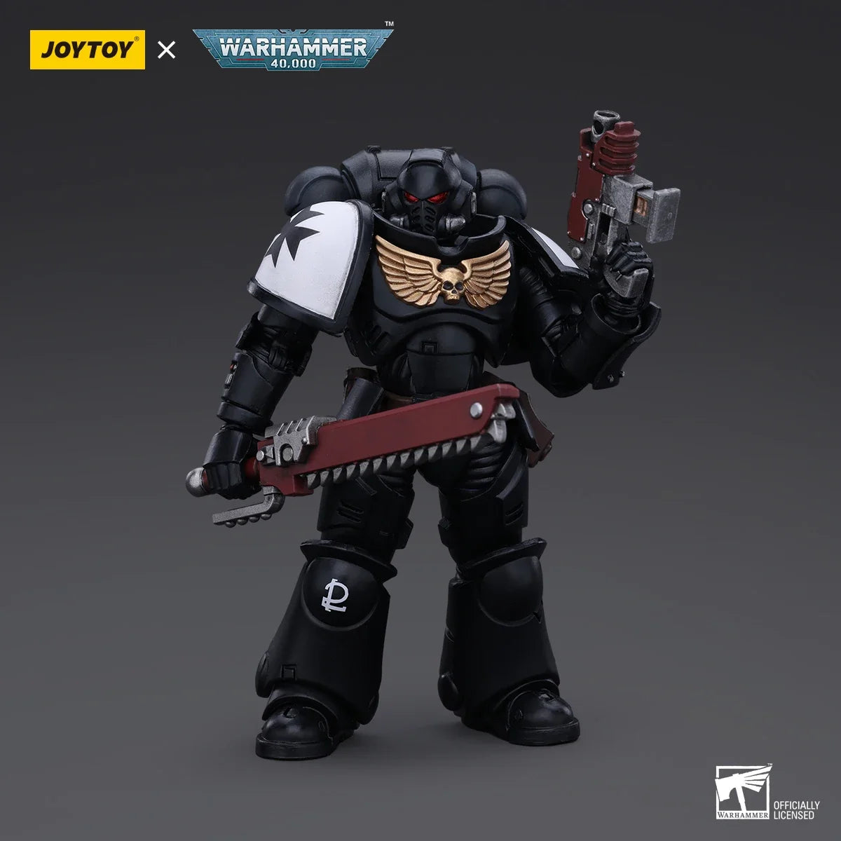 JOYTOY Warhammer 40K Action Figure Space Marines Ultramarines Outriders Brother Catonus Black Templars Brother Valtus Model Toys