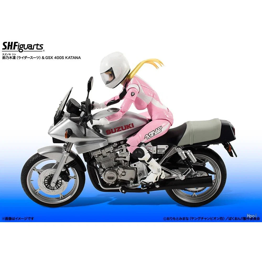 100% Authentic In Stock Bandai S.H.Figuarts Bakuon!! Rin Suzunoki Anime Action Figure Collection Model Toy