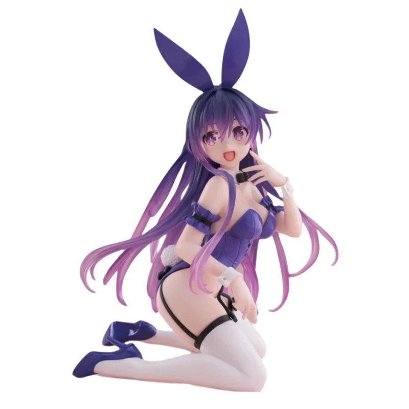 15CM Anime DATE A LIVE Yatogami Tohka Figure Bunny Girl Kneeling Posture Action Figure PVC Model Toys Doll Collection Decoration