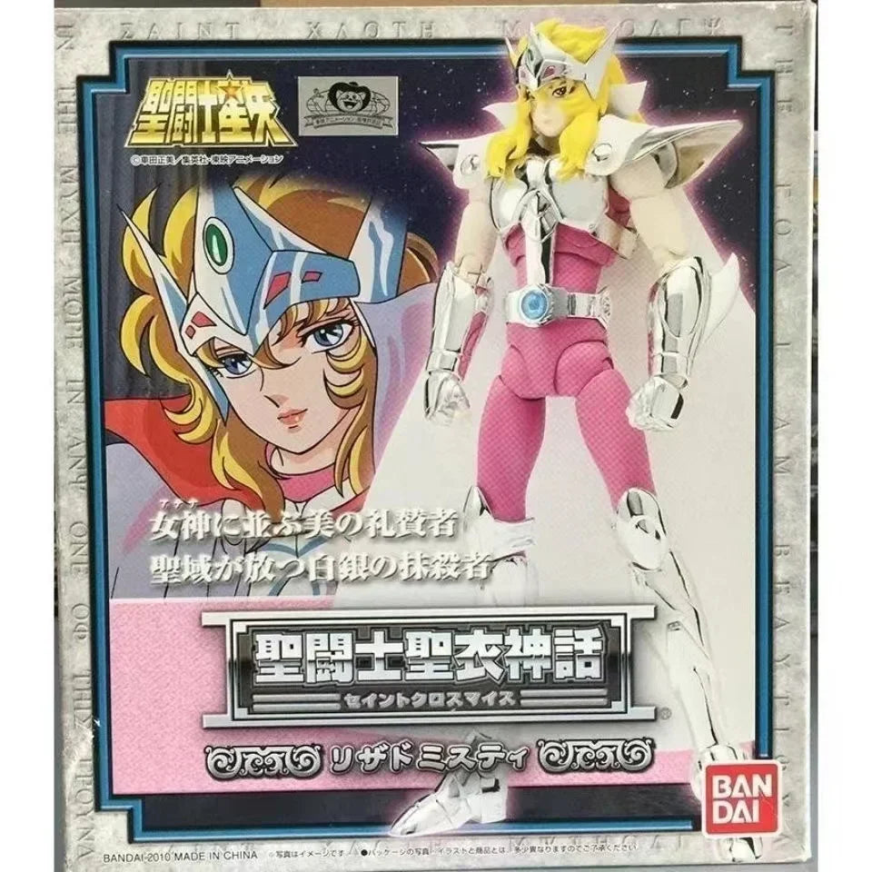 Original Bandai Saint Seiya Myth Cloth 1.0 Lizard Misty Sliver Saint Character Model Toy Gift Collection Anime Series in Stock