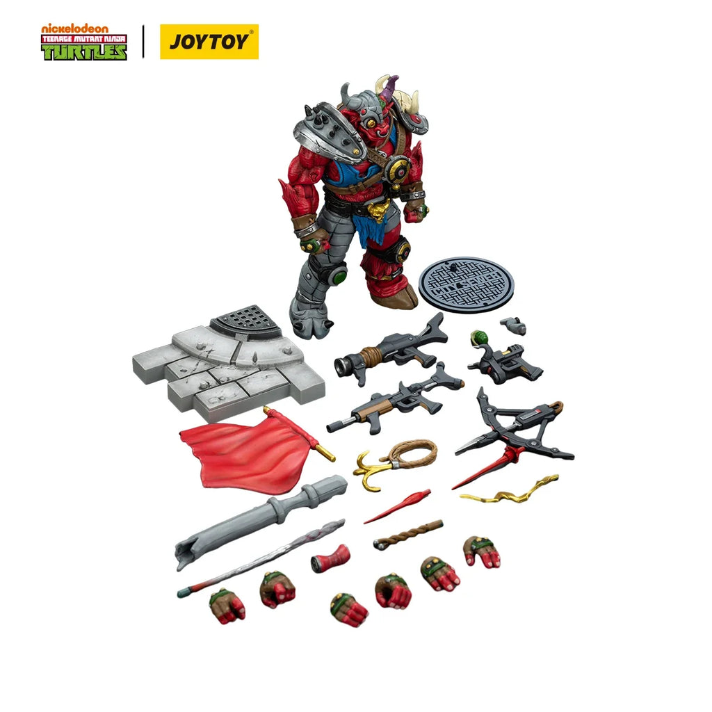 【JOYTOY】1/18 Action Figure TMNT Groundchuck Model