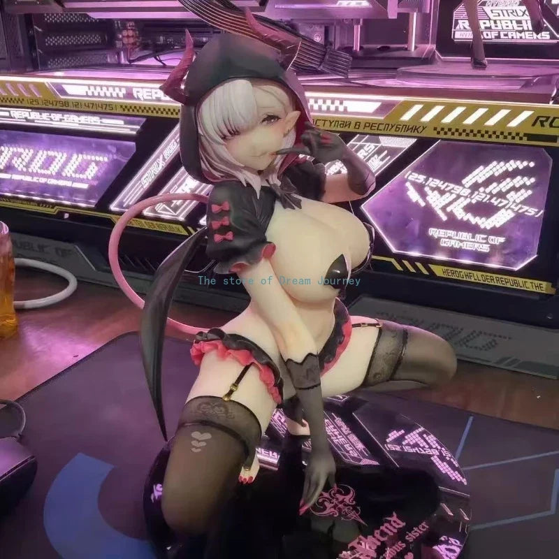 In stock: Succubus sister Tina limited edition beautiful girl GK model figure trendy scene decoration table set