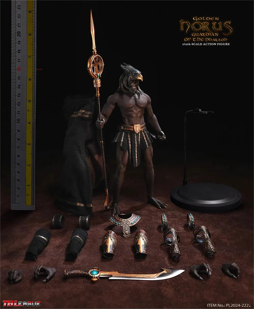 1/12th TBLeague PL2024-222A Old Vintage Egypt Gold Version Horus Guardian with Platform Gift For Fans Collect