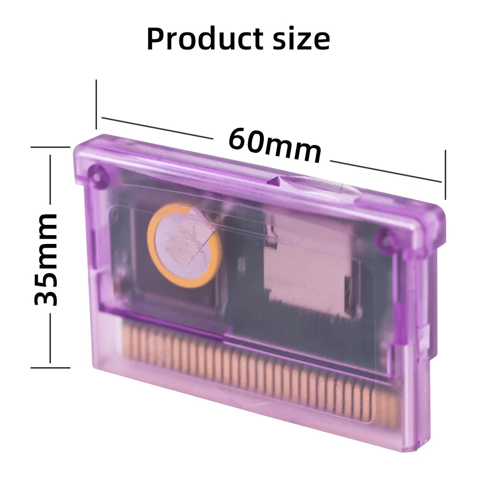 REMANK V1.5 Flash GBA Cartridge FLASHGBACART GBA Card 100+Retro Game Cart RTC 1M Flash GBC with GBA GBC GB NES Compatible DS