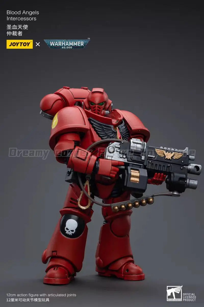 【In Stock】JOYTOY Warhammer 40K Blood Angels Intercessors 1/18 Action Figures Models Toys