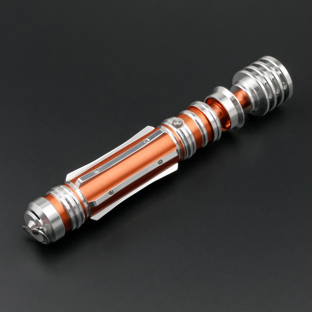 TXQSABER Leia Organa Solo NeoPixel Lightsaber Collection Metal Hilt Gesture Ignition Blaster Force Smooth Swing Laser Sword Toys