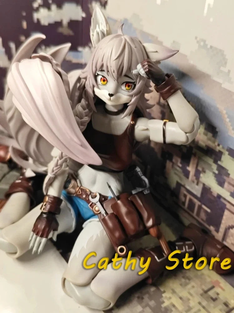 In Stock 1/12 Ladotoys Era-001 Liya-Alopex Fix Ver. Model Toys Collectible Fox Beautiful Girl Model Desktop Collect Toys Gifts