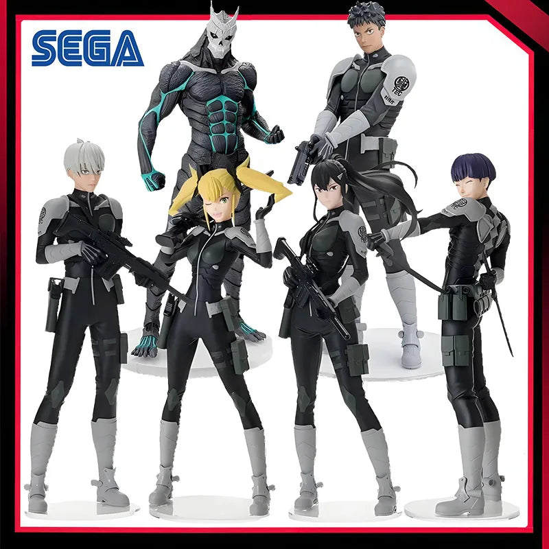 In Stock SEGA Luminasta Kaiju No. 8 Hibino Kafka Ashiro Mina 20Cm Original Anime Figure Pvc Model Collectible Toys for Boys
