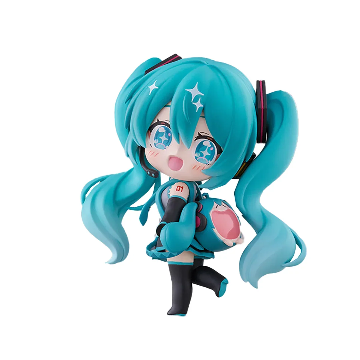 100% Original FuRyu Tenitol Piapro Characters Hatsune Miku Very Happy Ita Bag Ver. Mini Garage Kit Collection Series Model Toys