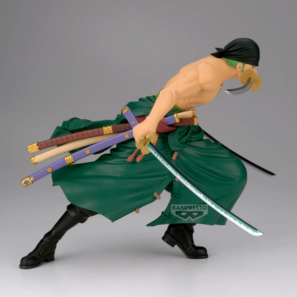 Original BANDAI Banpresto ONE PIECE Grandista Roronoa Zoro PVC Anime Figures Action Figure Model Toys