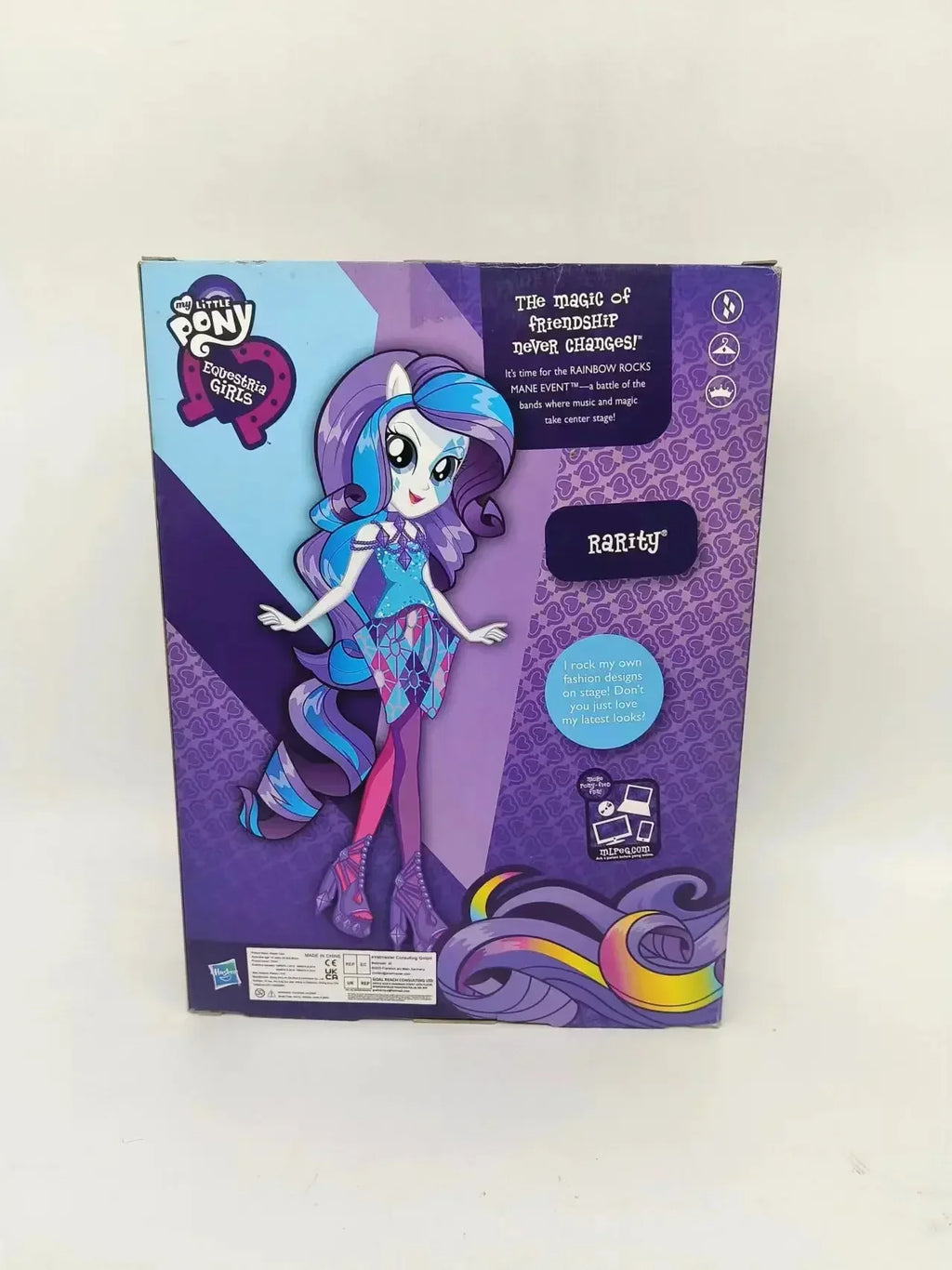 Original Genuine Hasbro My Little Pony Equestria Girls Collection Anime Figures Sunny Flare Sour Sweet Applejack Toy for Gift