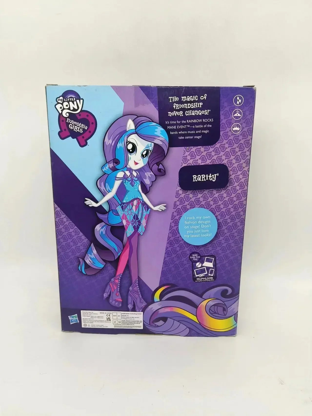 Original Genuine Hasbro My Little Pony Equestria Girls Collection Anime Figures Sunny Flare Sour Sweet Applejack Toy for Gift