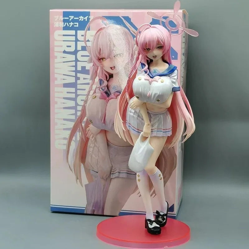 Epic-Works Blue Archive Figure Urawa Hanako 1/7 Anime Girl Pvc Action Figure Toy Adult Statue Game Collection Model Doll 27cm