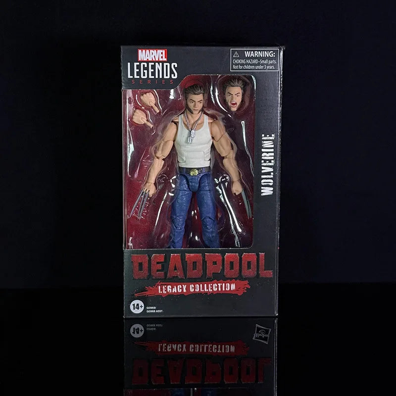 Marvel Wolverine Deadpool X-Men Legend Series Action Figure 6-Inch Logan Figures Joint Mobility Model Collection Customized Toys